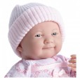 Hiszpańska lalka - noworodek w różowym ubranku Berenguer